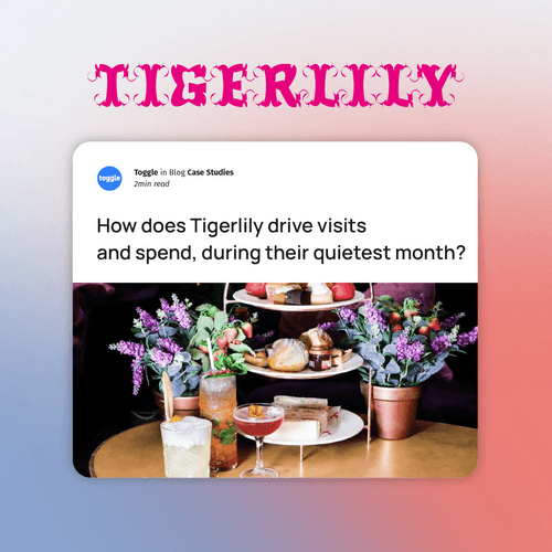 Toggle Blog How does Tigerlily drive visits and spend, during their